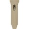 Ekena Millwork 2 3/4"W x 5 1/2"D x 8"H Mini Lucan Wood Corbel, Rubberwood CORW03X06X08LURW - alternate 3